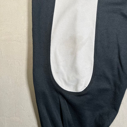 Evisu Big M Back Print Black Sweatpants Size XXL USED x17697