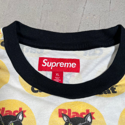 Supreme Black Cat Tee AOP (2024) Size XL USED x17681