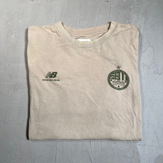 Aime Leon Dore New Balance 991 Crest Tan Tee Size XL USED x17691