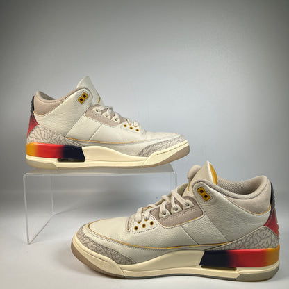 Jordan 3 J Balvin Medellin Sunset (2023) Size 10 USED s23151
