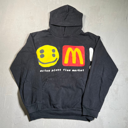 CPFM McDonalds Logos Black Hoodie Size Large USED x17748