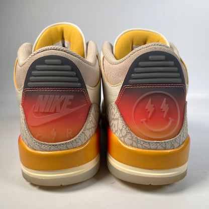Jordan 3 J Balvin Medellin Sunset (2023) Size 10 USED s23151