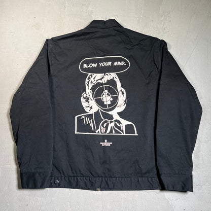 Supreme Undercover Public Enemy Black Work Jacket Size Large USED x17702