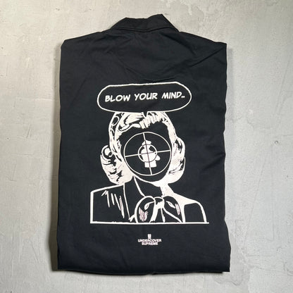 Supreme Undercover Public Enemy Black Work Jacket Size Large USED x17702