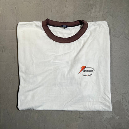 2004 Gatorade High School Athletics Ringer Tee White Size XL USED v19602