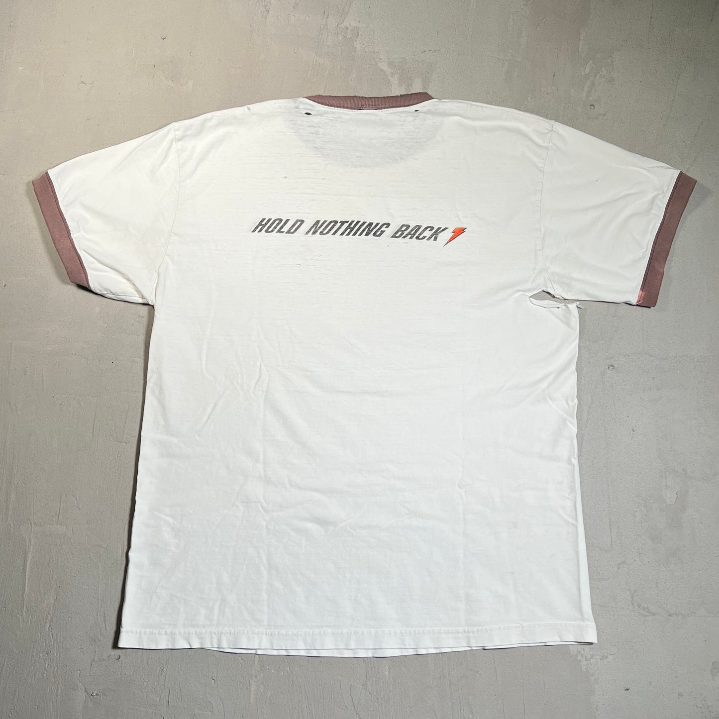 2004 Gatorade High School Athletics Ringer Tee White Size XL USED v19602