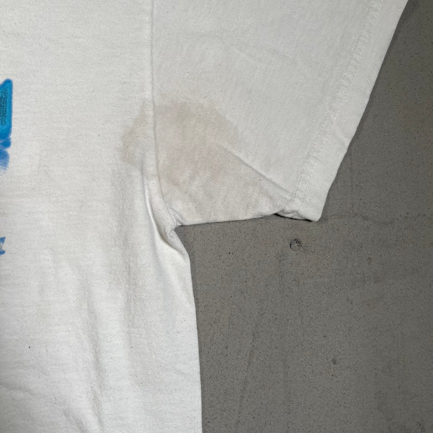 2025 HappyTeam 99 Racing White Tee Size Large USED v19471