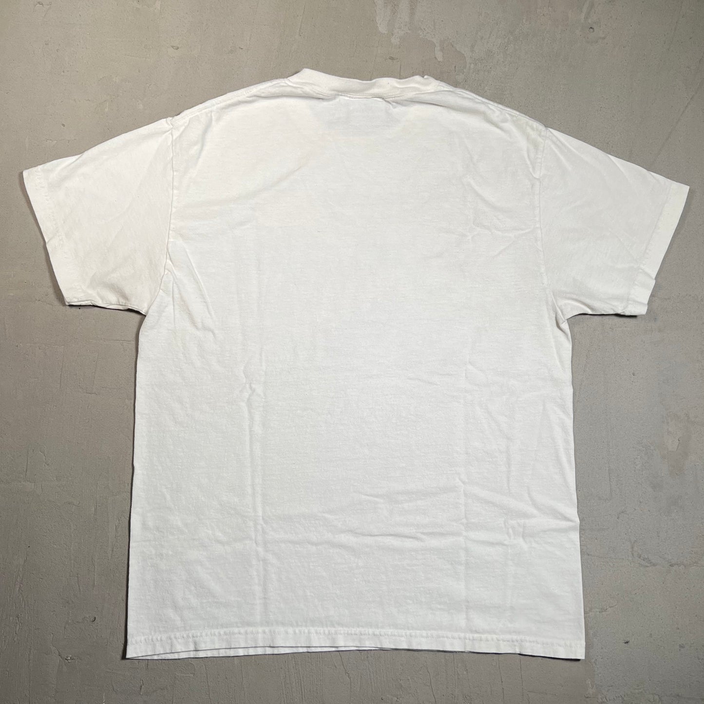 2025 HappyTeam 99 Racing White Tee Size Large USED v19471