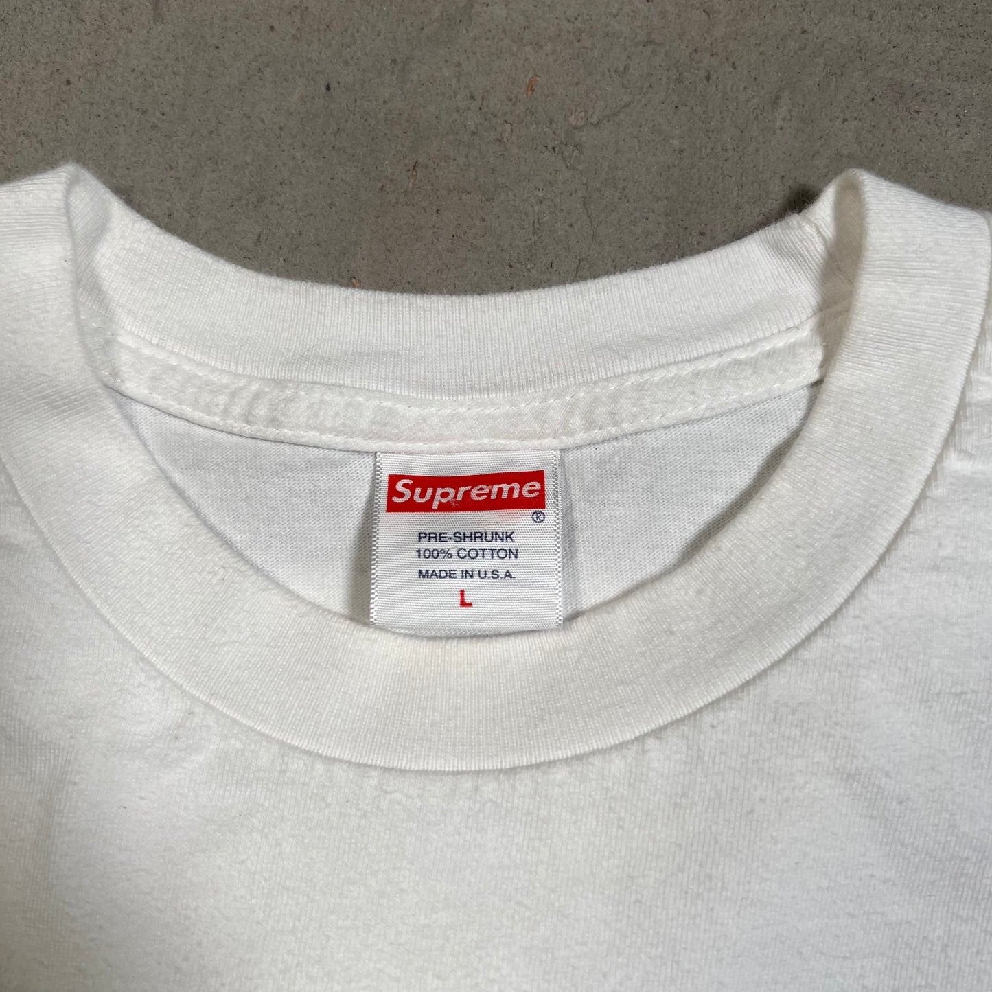 Supreme America Eats Its Young Tee White (2021) Size Large USED x17679