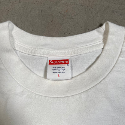 Supreme America Eats Its Young Tee White (2021) Size Large USED x17679