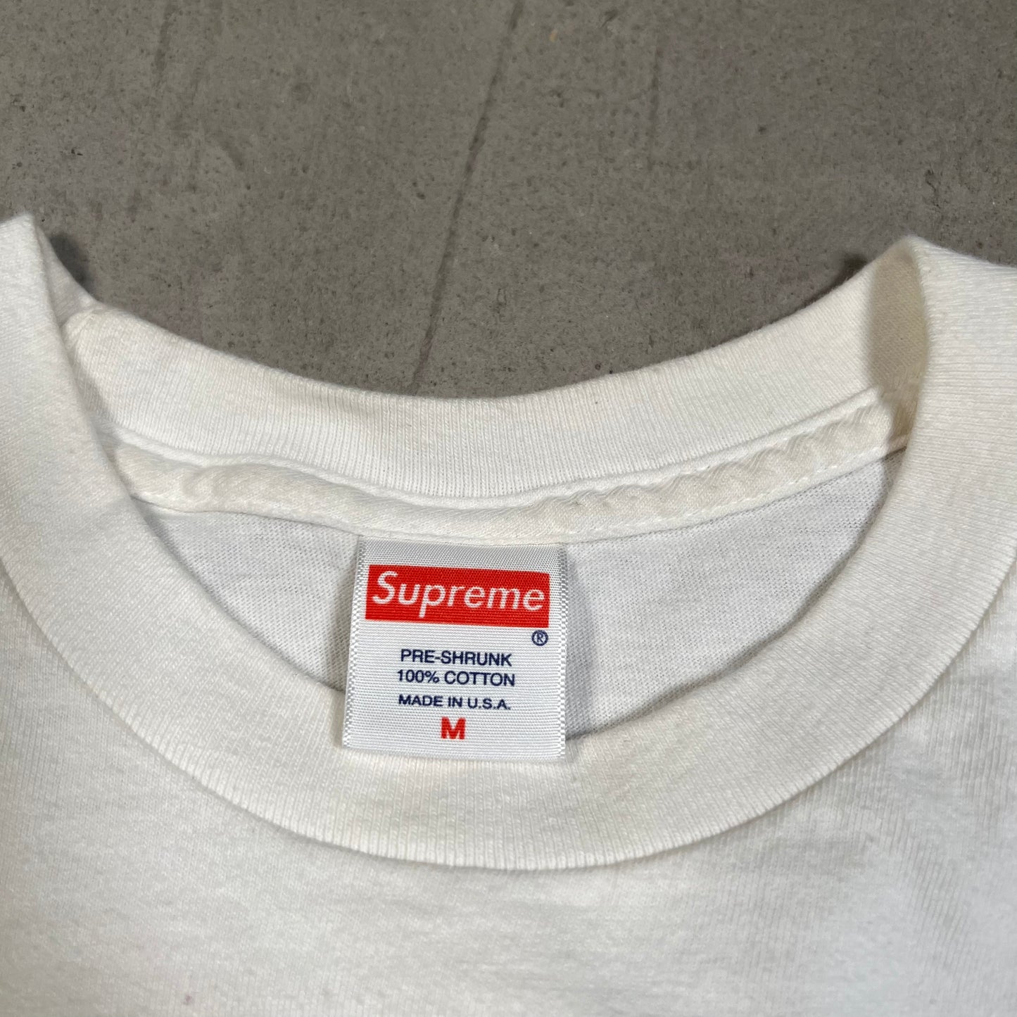 Supreme Mike Hill Brains White Tee Size Medium USED x17633