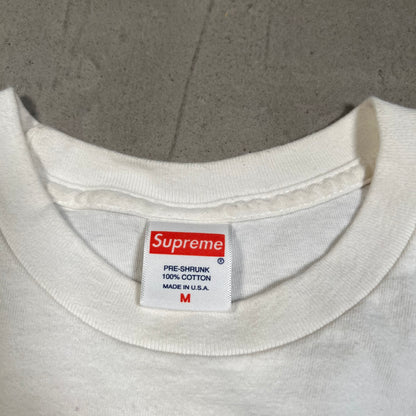 Supreme Mike Hill Brains White Tee Size Medium USED x17633
