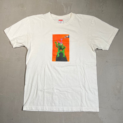 Supreme Mike Hill Brains White Tee Size Medium USED x17633