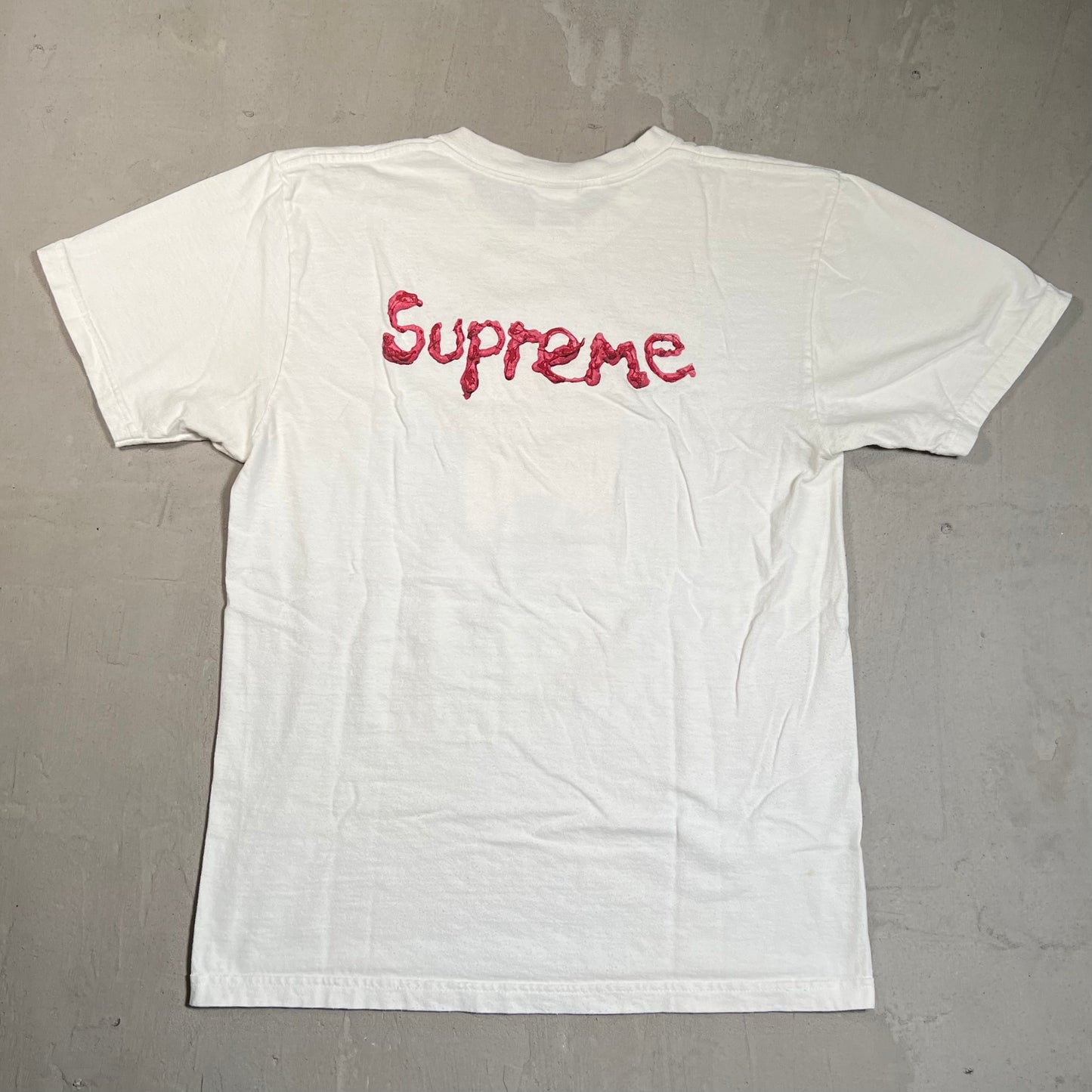 Supreme Mike Hill Brains White Tee Size Medium USED x17633