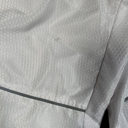 Supreme Reflective Piping White Trackpants Size Large USED x17751