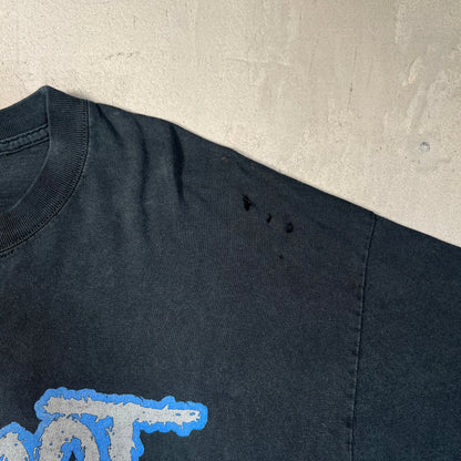 2001 Slipknot Black "Tattered and Torn" Tee Size XXL USED v19657