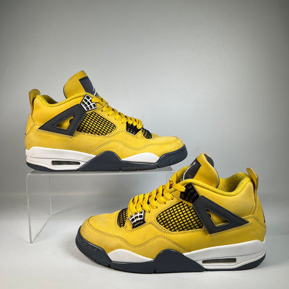 Jordan 4 Lightning (2021) Size 10 USED s23152