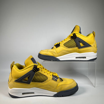 Jordan 4 Lightning (2021) Size 10 USED s23152