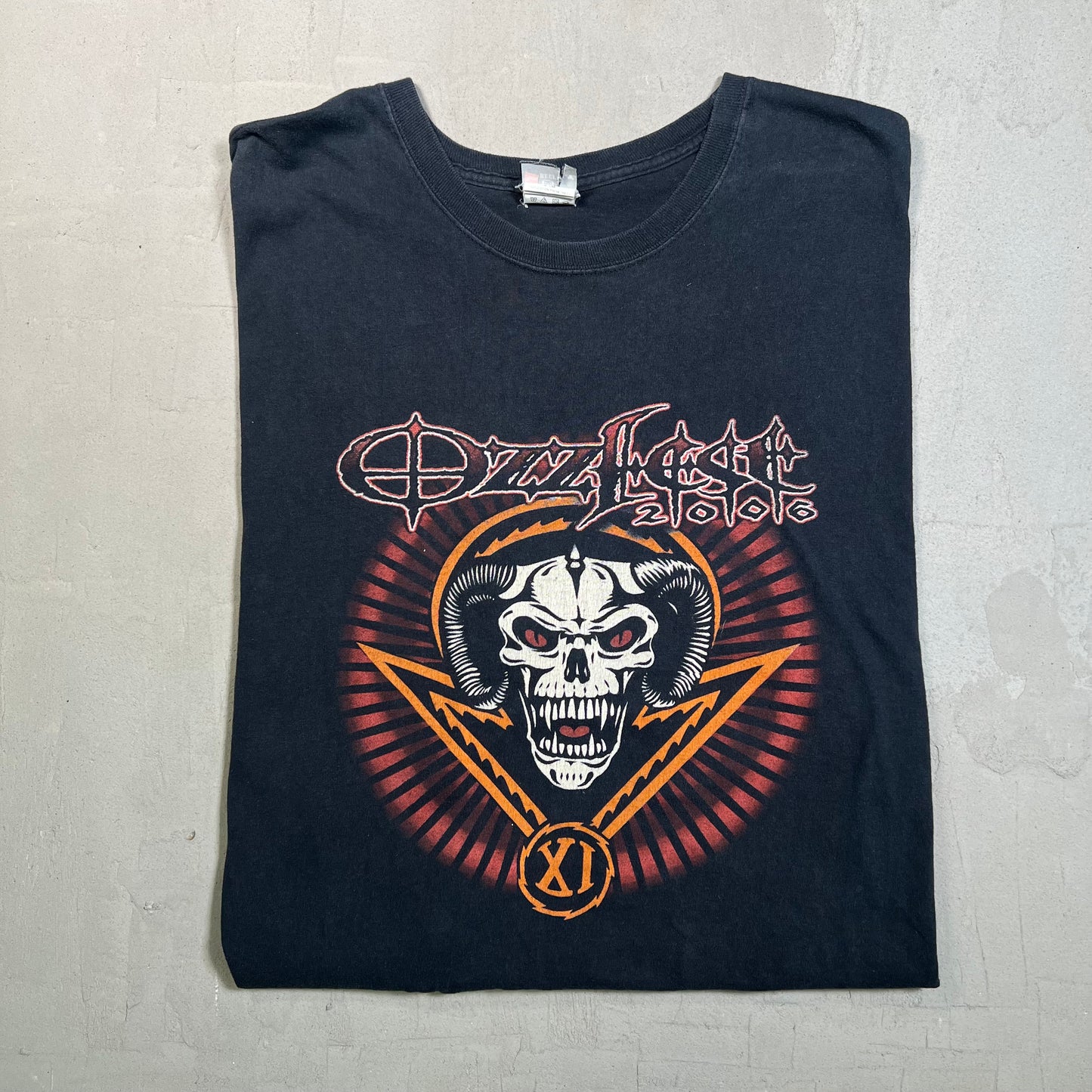 2006 Ozzfest Black Tour Tee Size XXL USED v19659