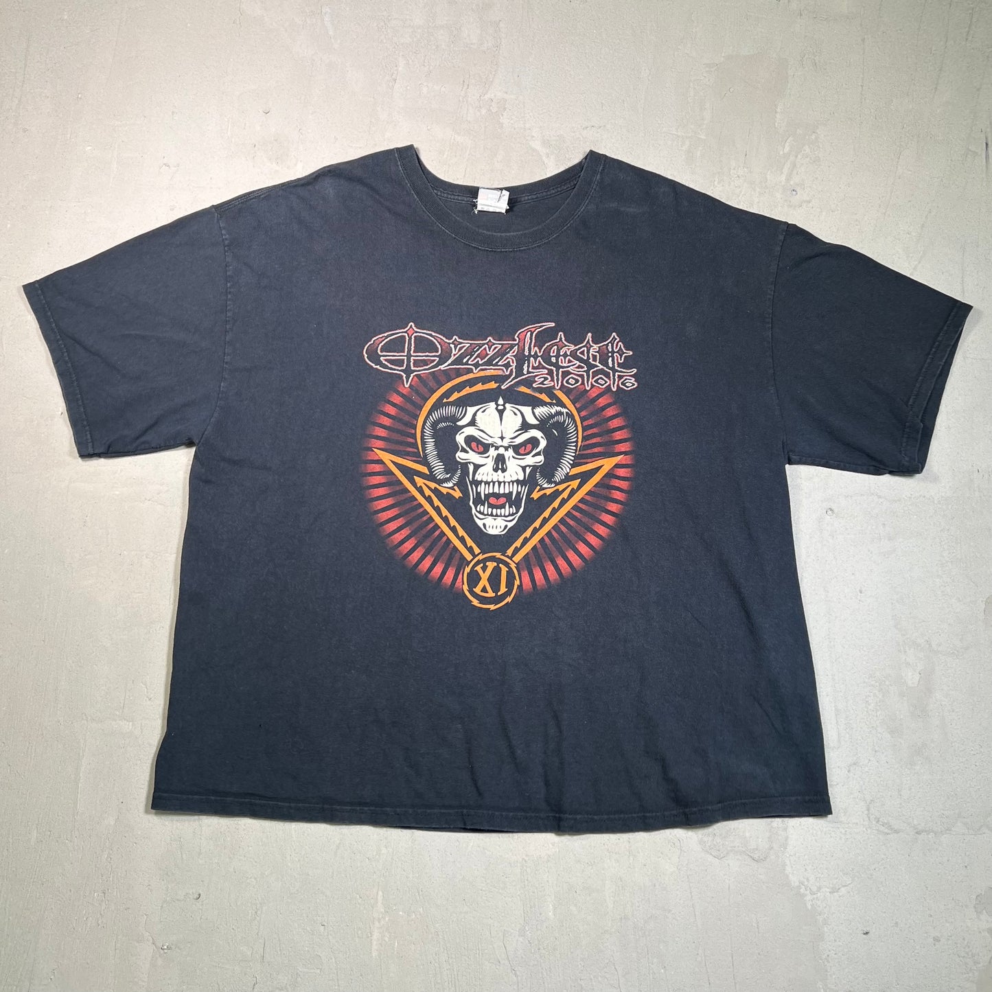 2006 Ozzfest Black Tour Tee Size XXL USED v19659