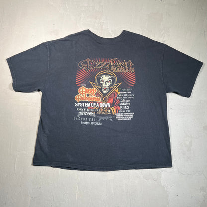 2006 Ozzfest Black Tour Tee Size XXL USED v19659