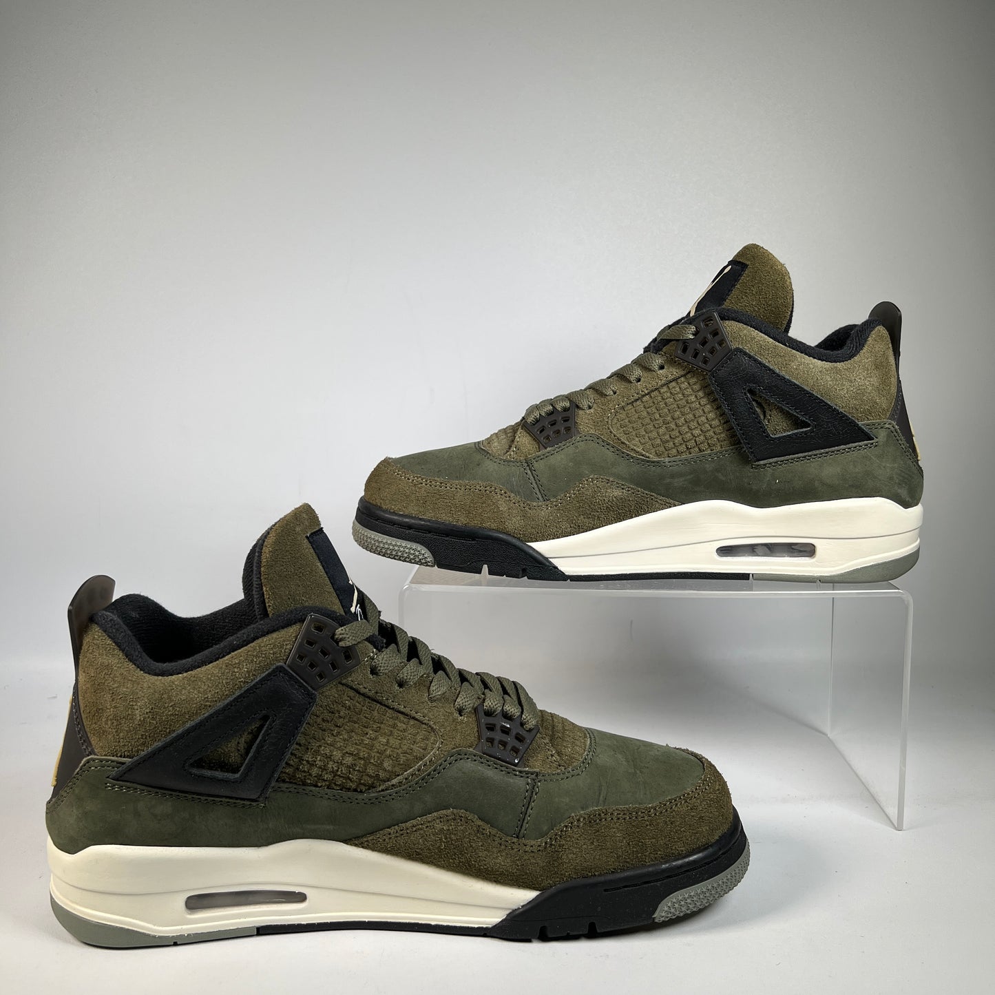 Jordan 4 Craft Medium Olive (2023) Size 10.5 USED s23063