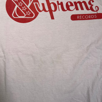 Supreme Records Pink Tee Size XL USED x17776