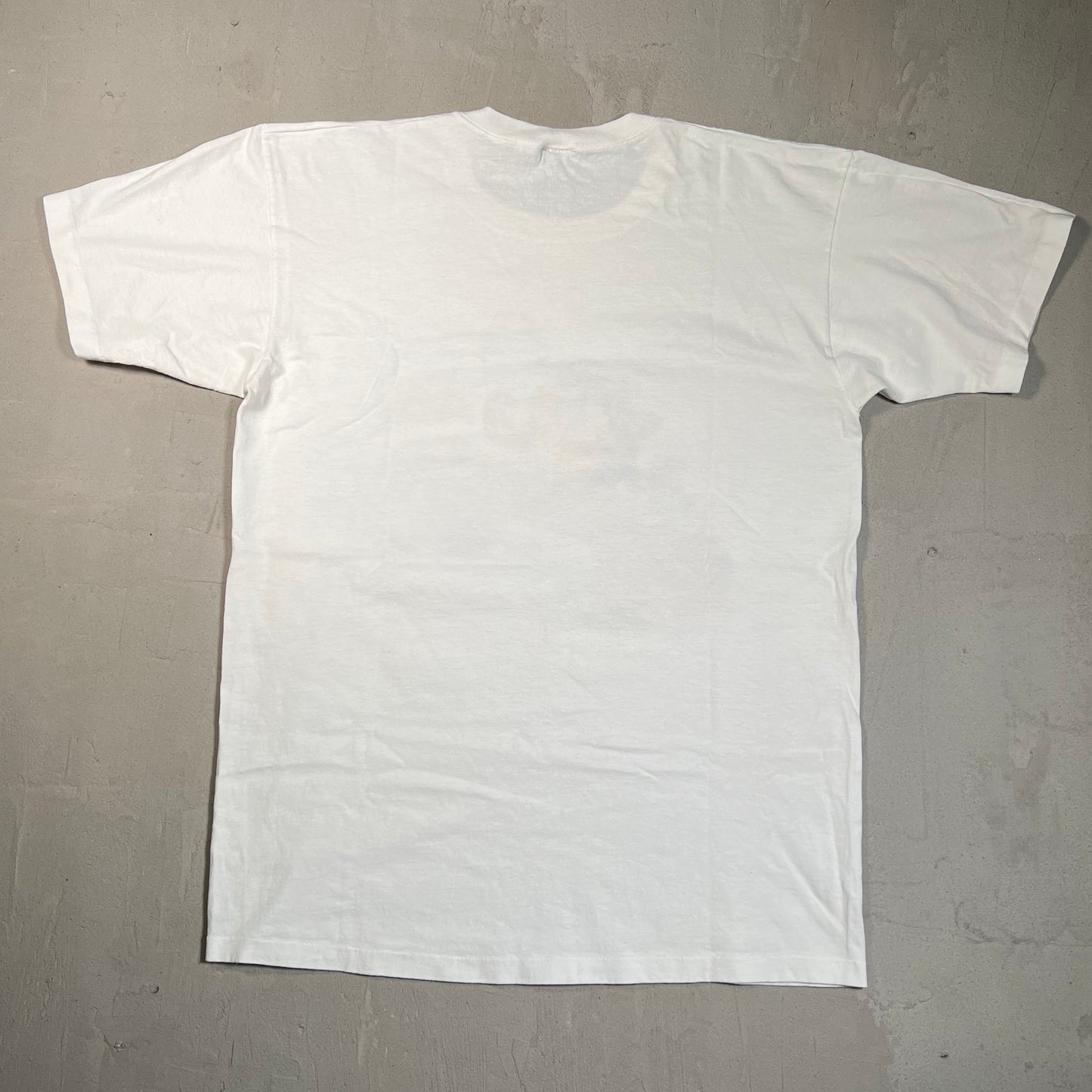 1990s Looney Tunes Taz "No Skill" White Tee Size Large USED v19655