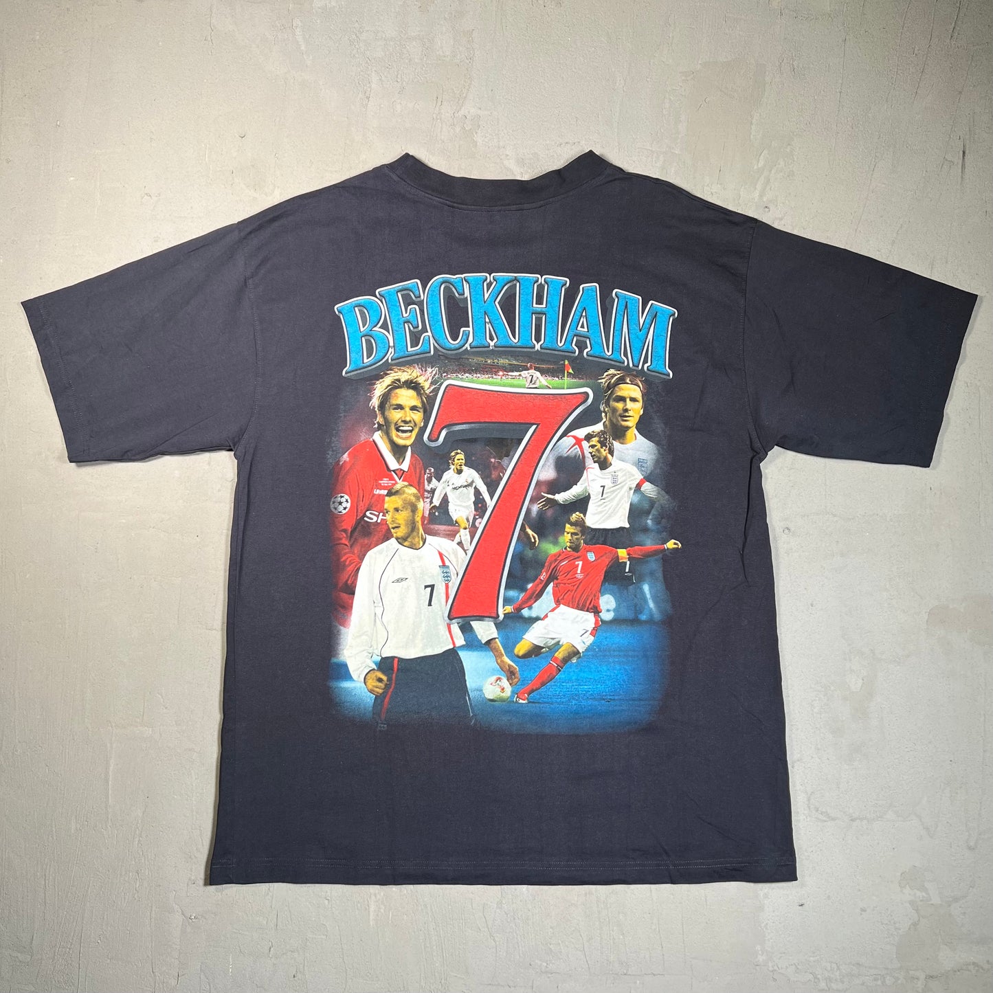 Marino Morwood David Beckham Rap Tee Size XXL USED x17779