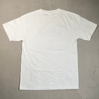Supreme T-Shirt & Stickers (2007) White Tee Size Medium USED x17632