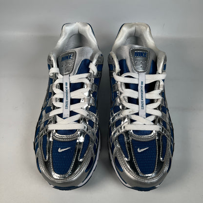 Nike P-6000 Court Blue Metallic Silver (2026) Size 10 USED s23140