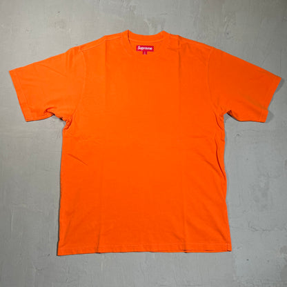Supreme Rhinestone Script Tee Orange (2026) Size Medium NEW x17771