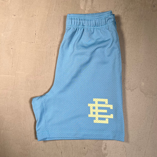 Eric Emanuel Carolina Blue Mesh Shorts Size Medium NEW x17773