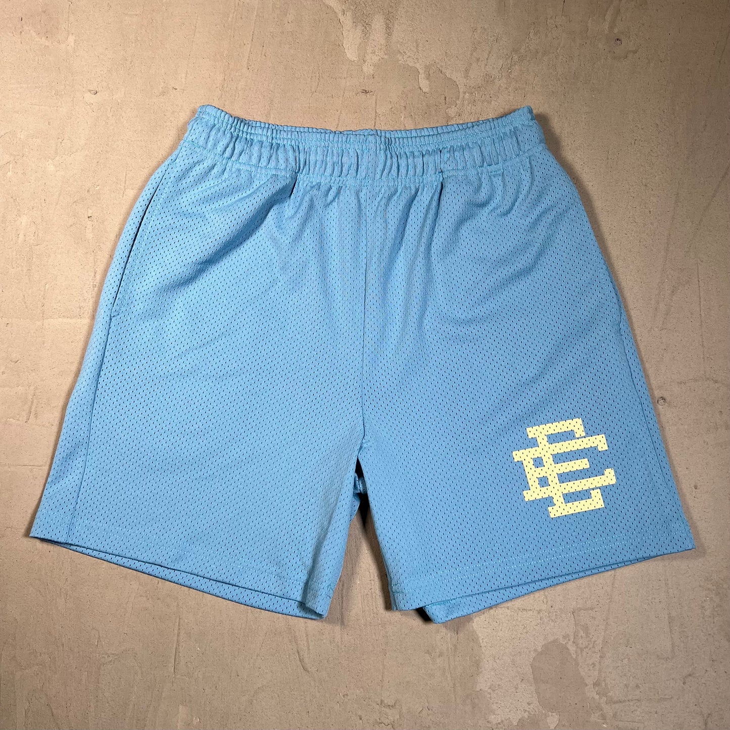 Eric Emanuel Carolina Blue Mesh Shorts Size Medium NEW x17773