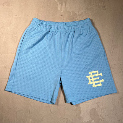 Eric Emanuel Carolina Blue Mesh Shorts Size Medium NEW x17773