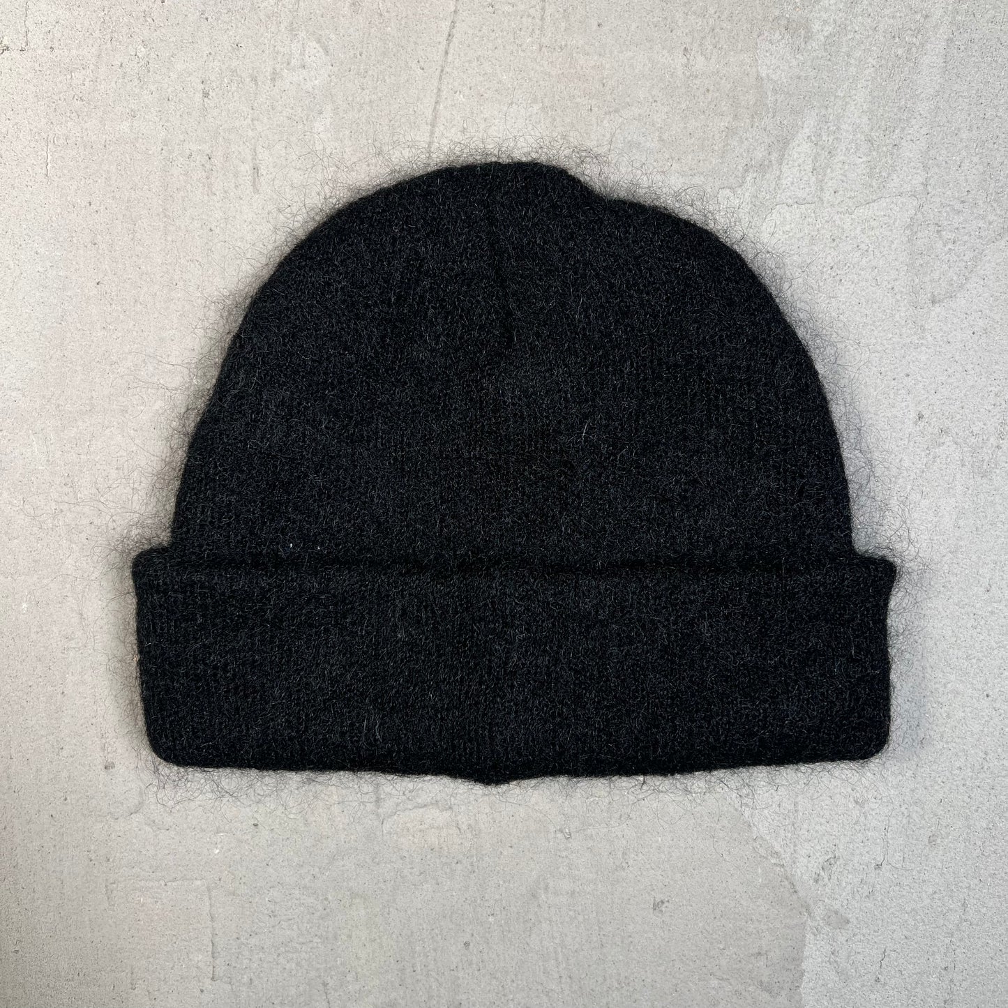 Supreme Mohair Black Beanie USED x17770