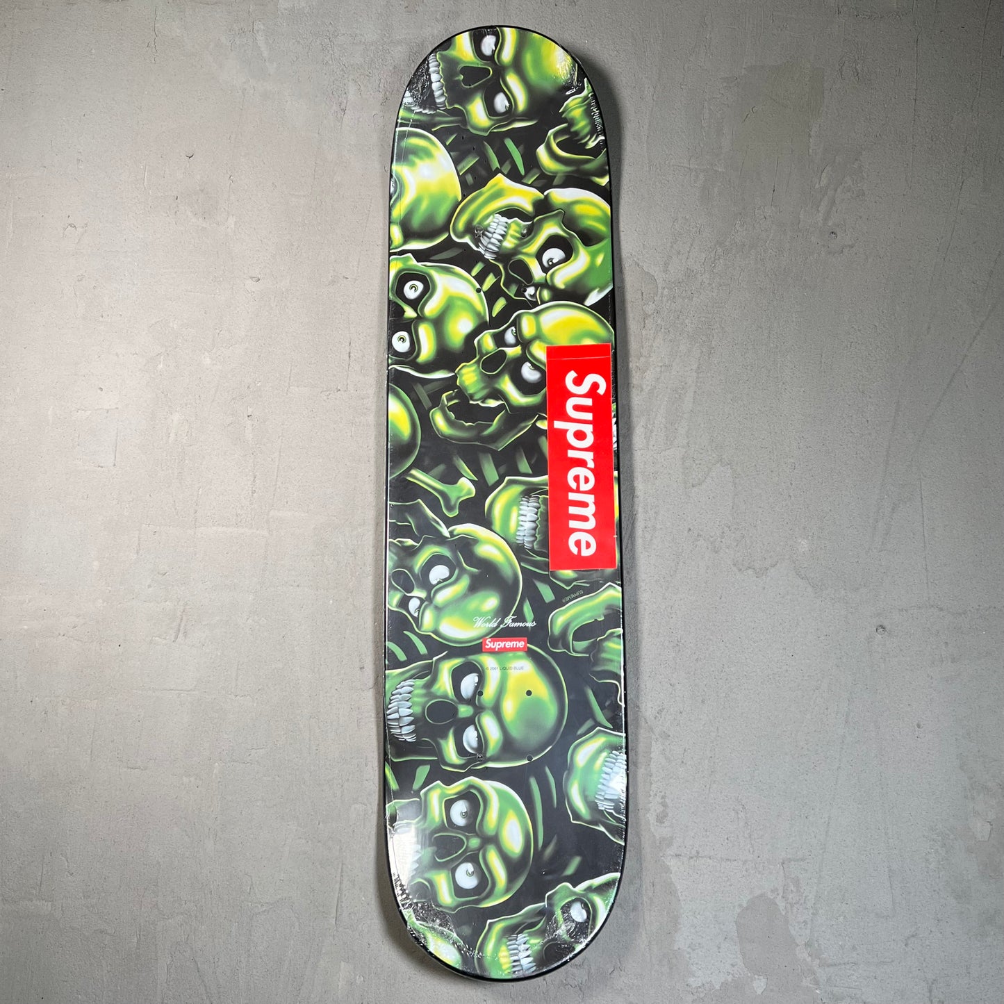 Supremem Skull Pile Green Skateboard NEW x17619