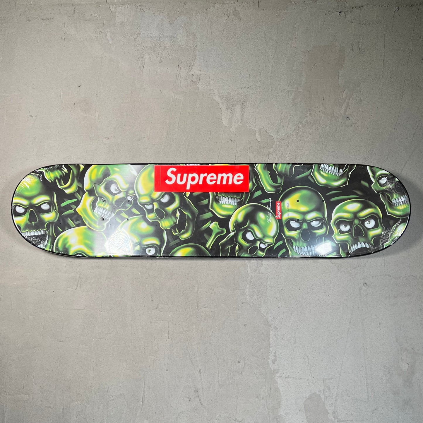 Supremem Skull Pile Green Skateboard NEW x17619