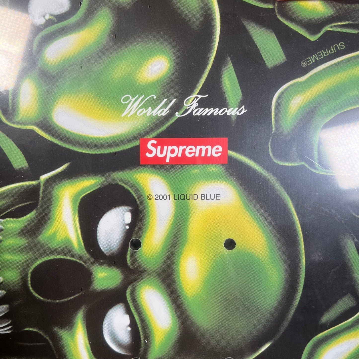 Supremem Skull Pile Green Skateboard NEW x17619