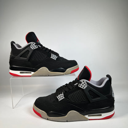 Jordan 4 Bred (2019) Size 8.5 USED s23165