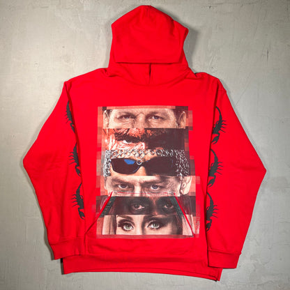 Westside Gunn Fourth Rope Red Wrestling Hoodie Size XXL USED x17794