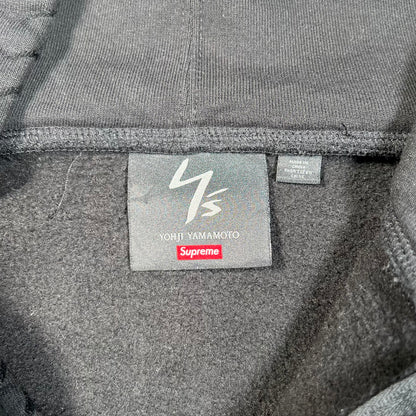 Supreme Y's by Yohji Yamamoto Zip Up Hoodie Black (2025) Size Medium USED x17803