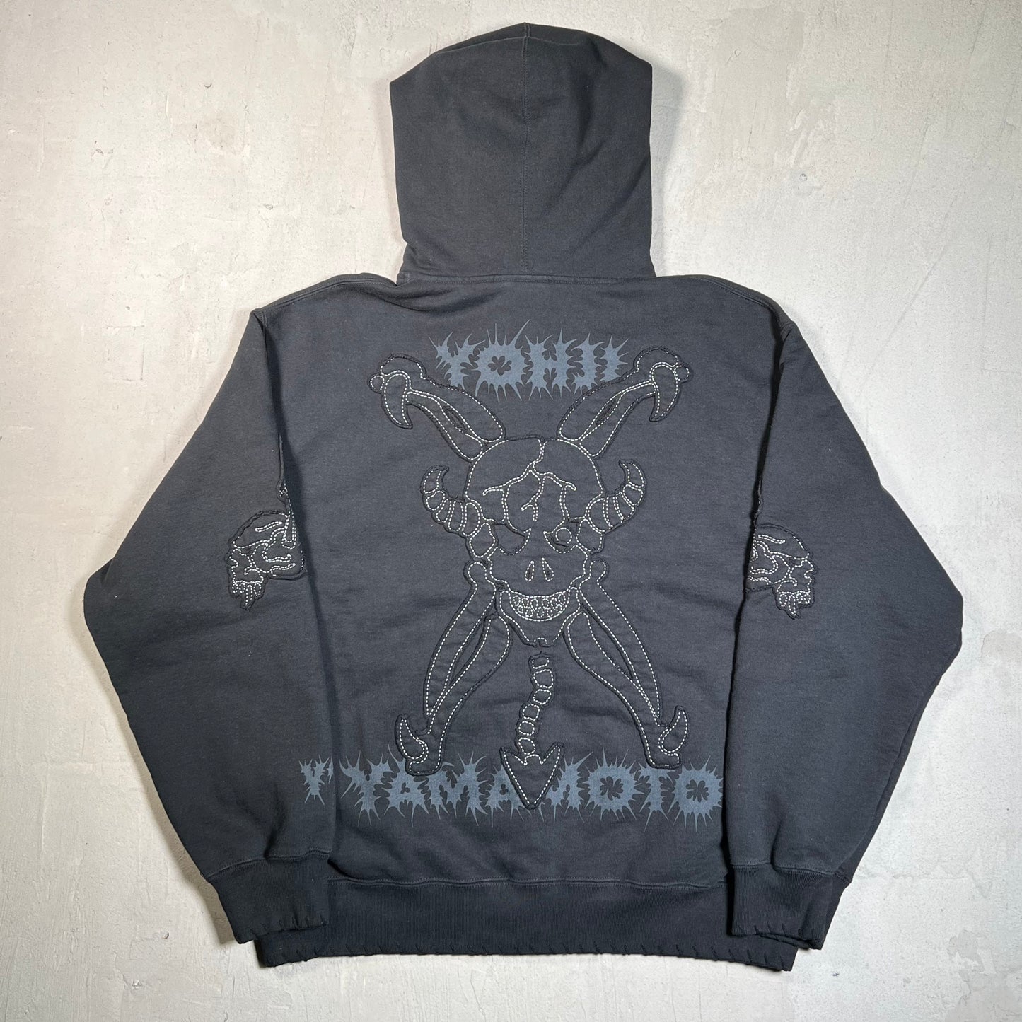 Supreme Y's by Yohji Yamamoto Zip Up Hoodie Black (2025) Size Medium USED x17803