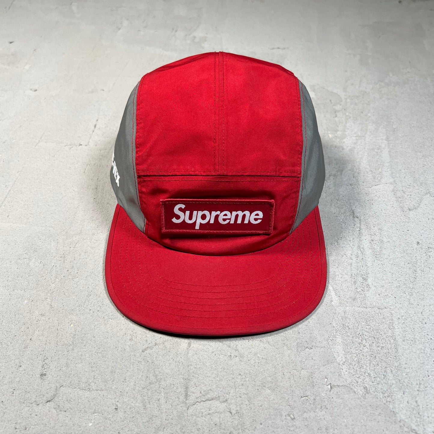 Supreme Gore Tex Red/Grey Camp Cap (2026) USED x17797