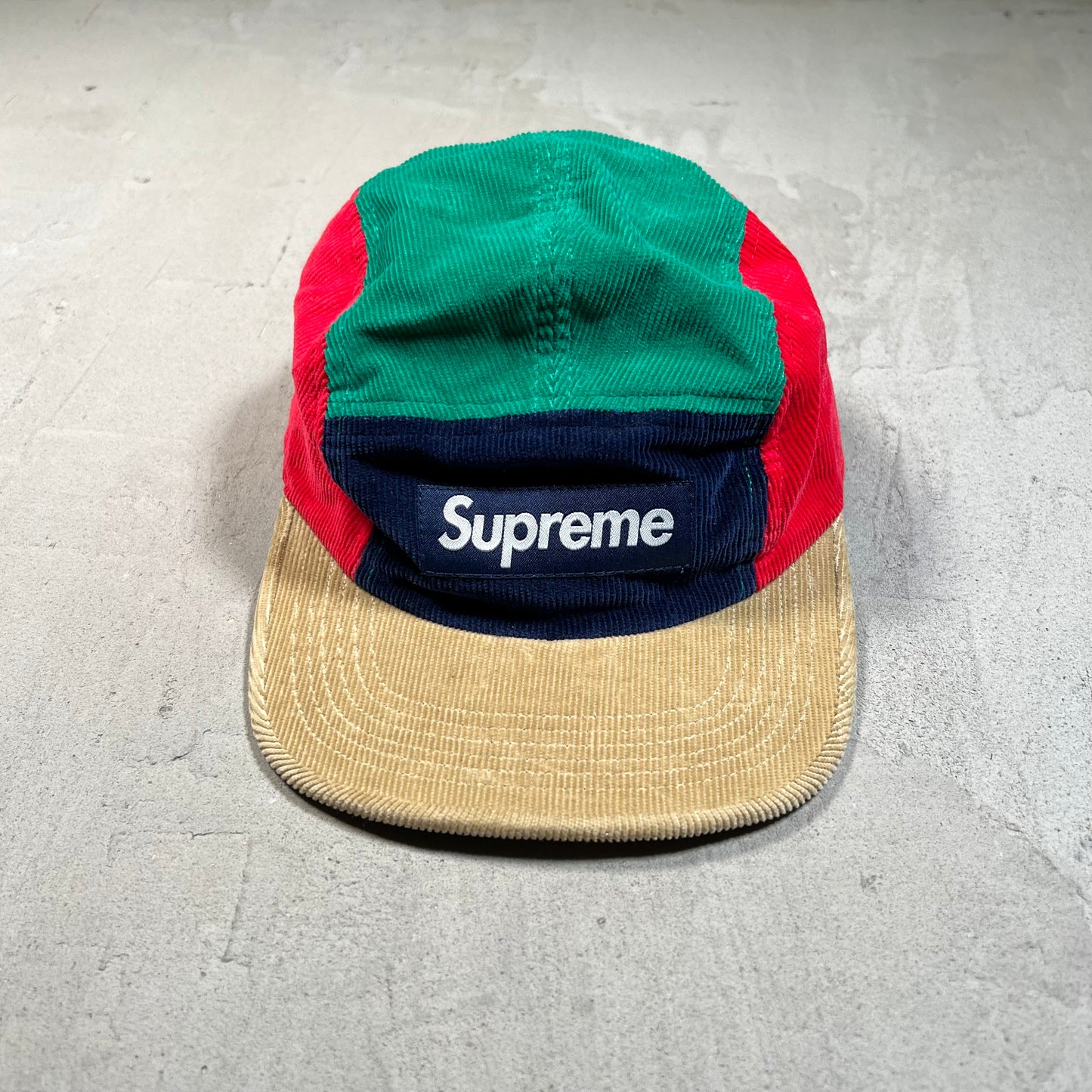 Supreme Corduroy Camp Cap Multicolor (2023) USED x17814
