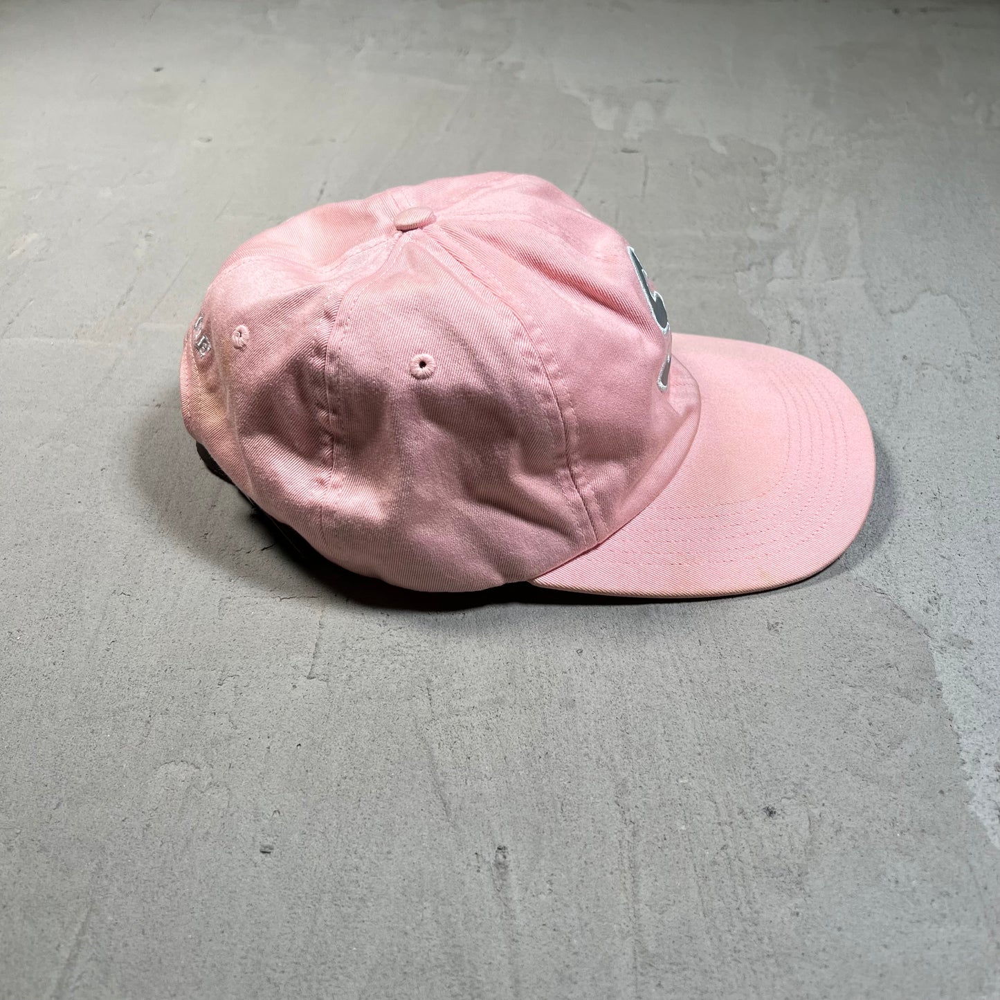 Supreme 3M Reflective S Logo 6 Panel Hat Pink (2016) USED x17818