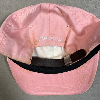 Supreme 3M Reflective S Logo 6 Panel Hat Pink (2016) USED x17818