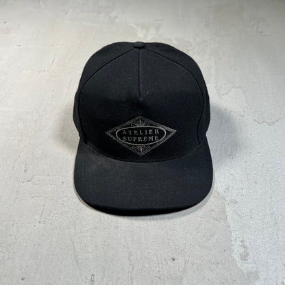 Supreme Atelier 5 Panel Hat Black (2015) USED x17823