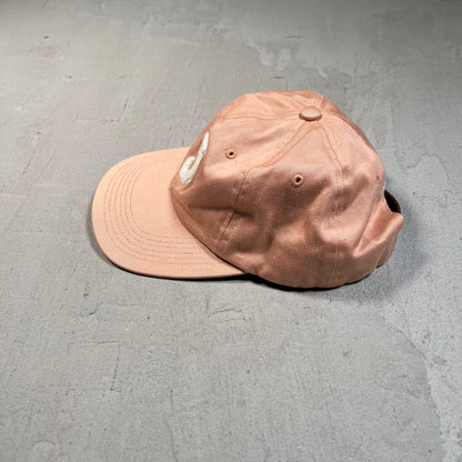 Supreme Chenille S Logo Coral 6 Panel Hat (2016) USED x17822