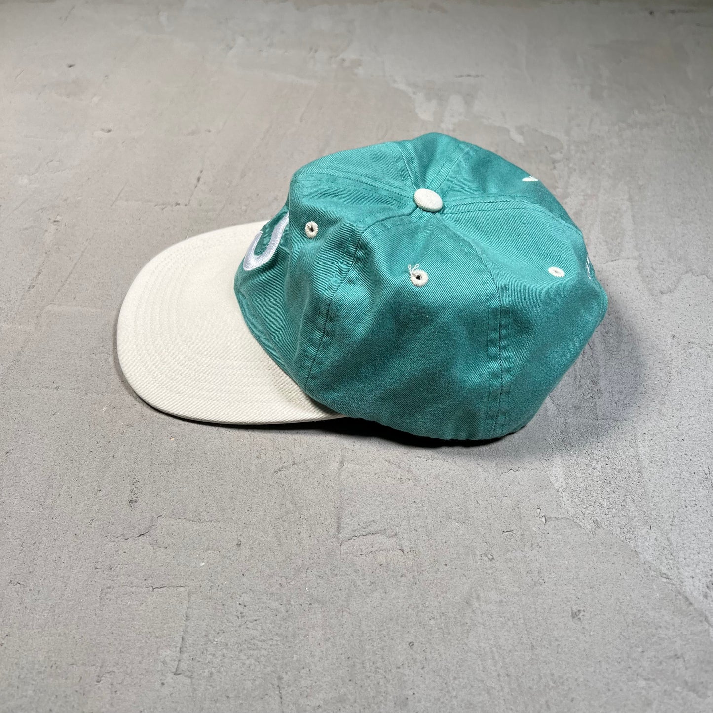 Supreme 2 Tone Washed S Logo 6 Panel Light Green (2016) USED x17819